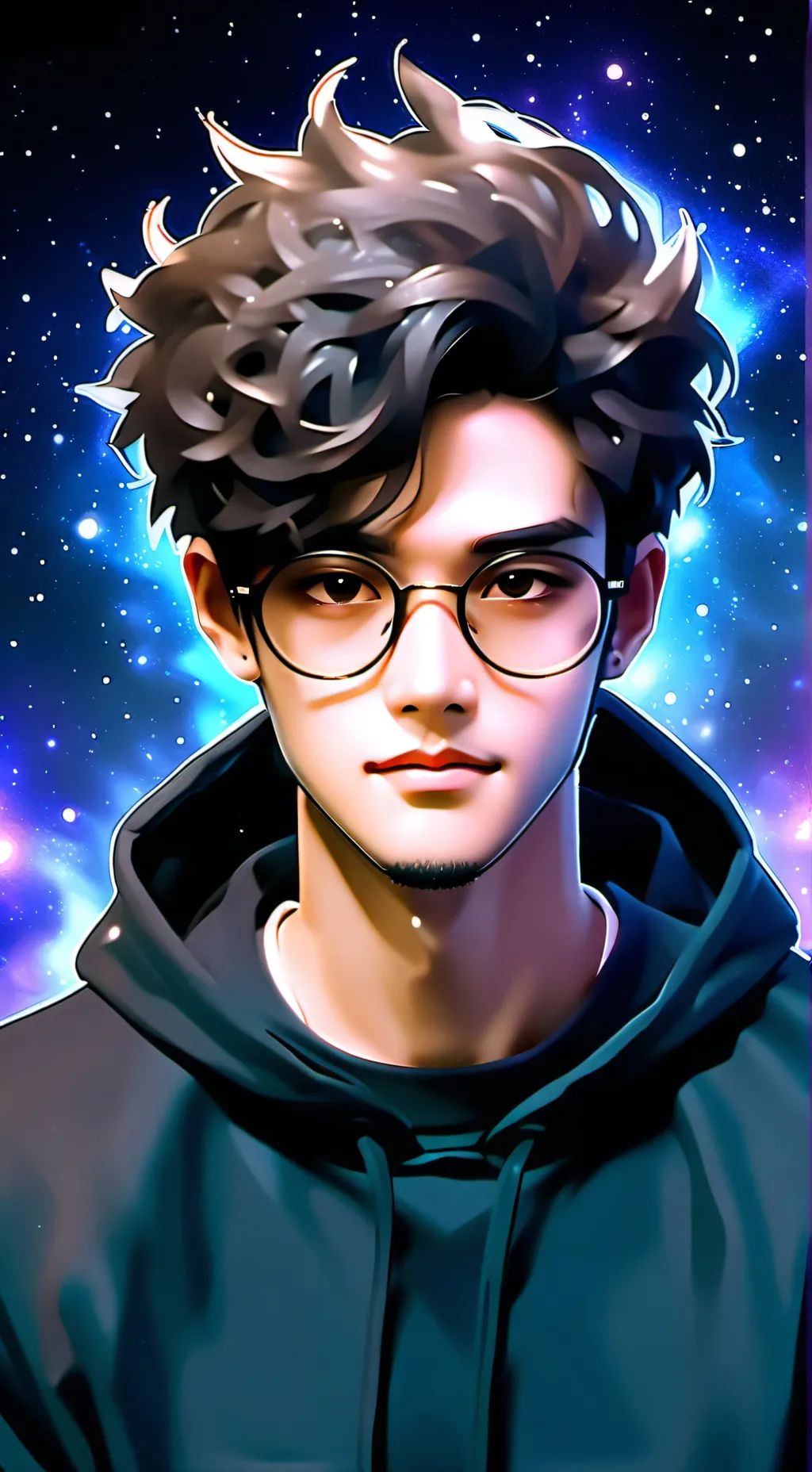 ai character: shadow background