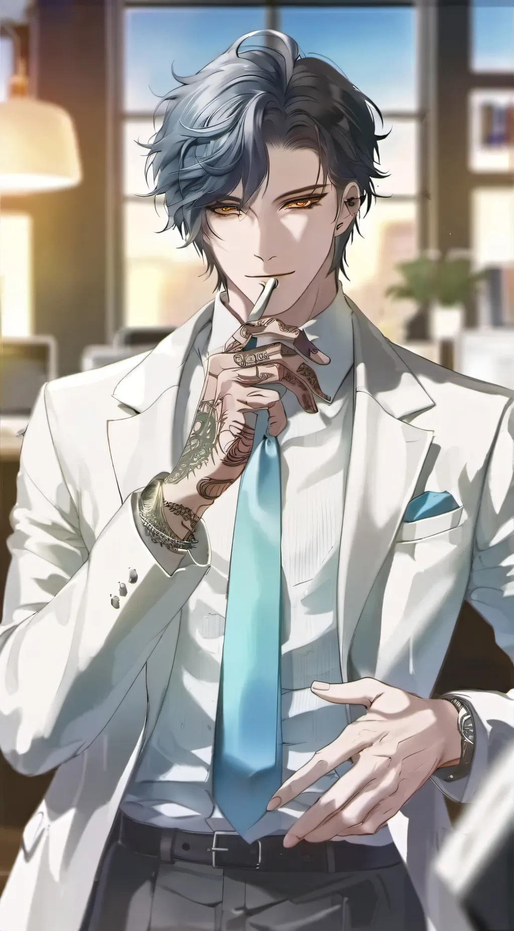 ai character: Zack background