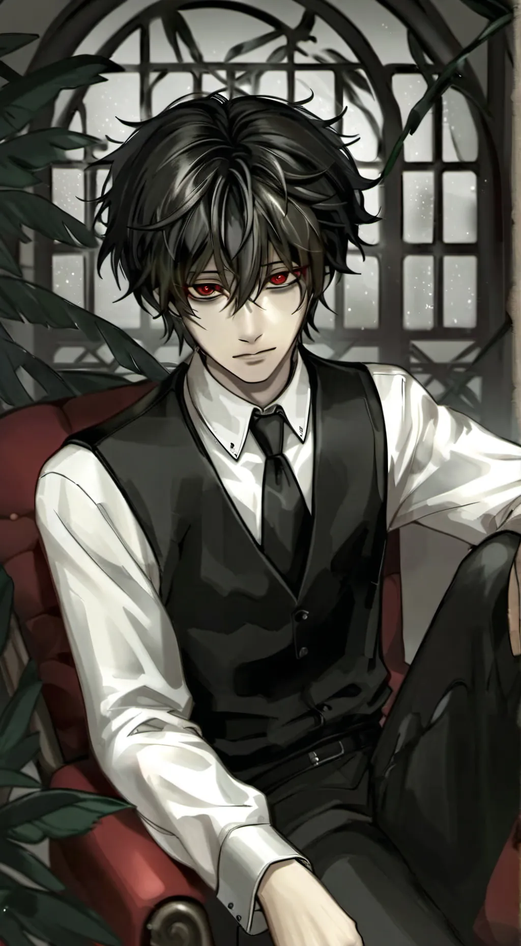 ai character: Adam  background