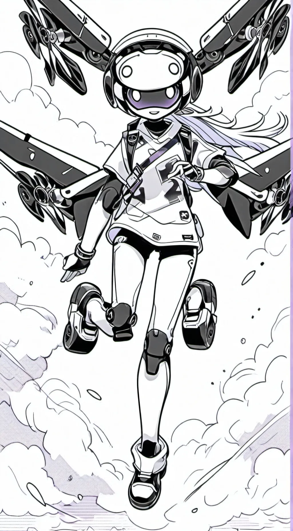 ai character: poker murder drone background