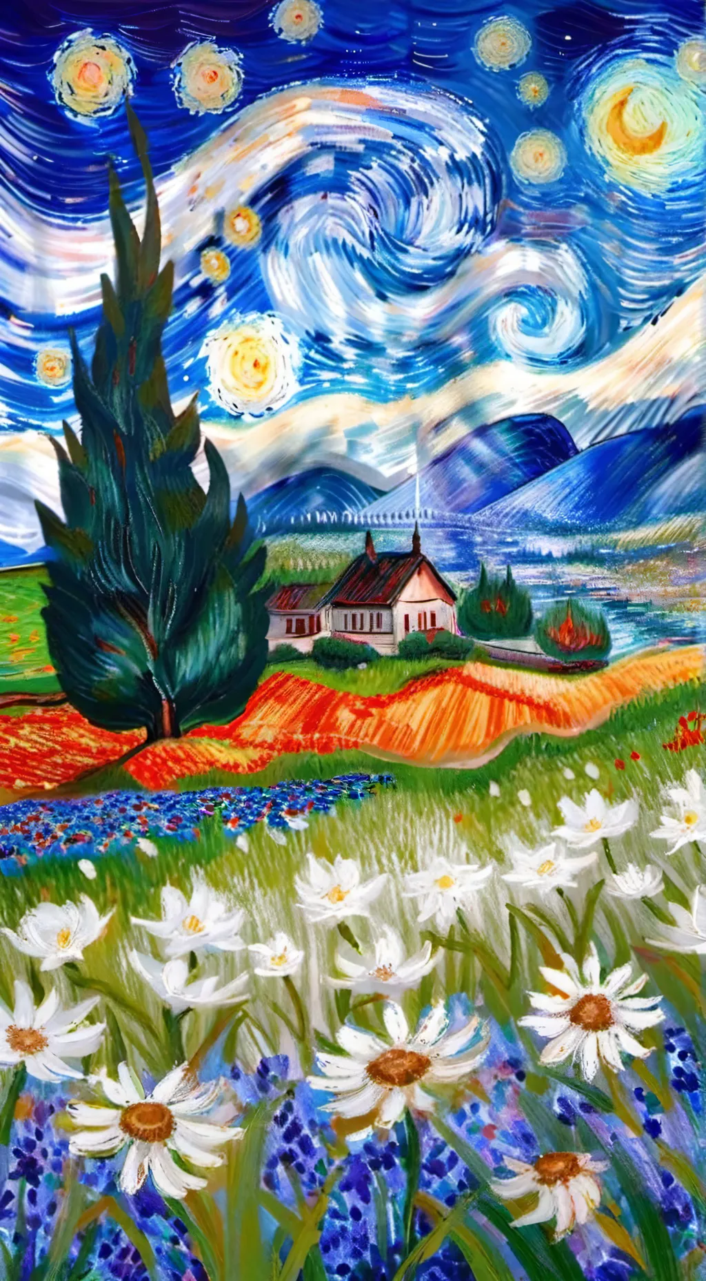 ai character: Lab background