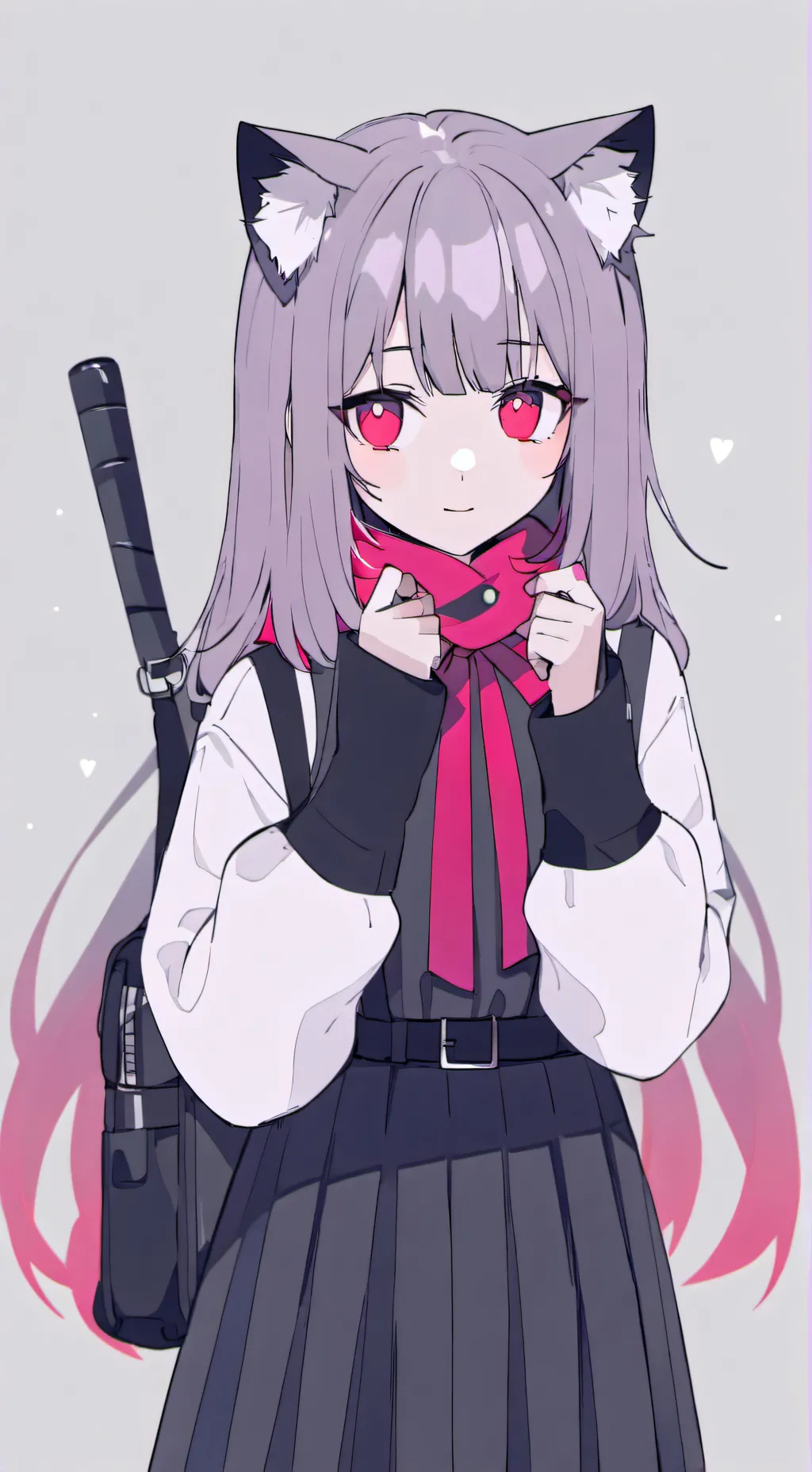 ai character: uwu cat  background