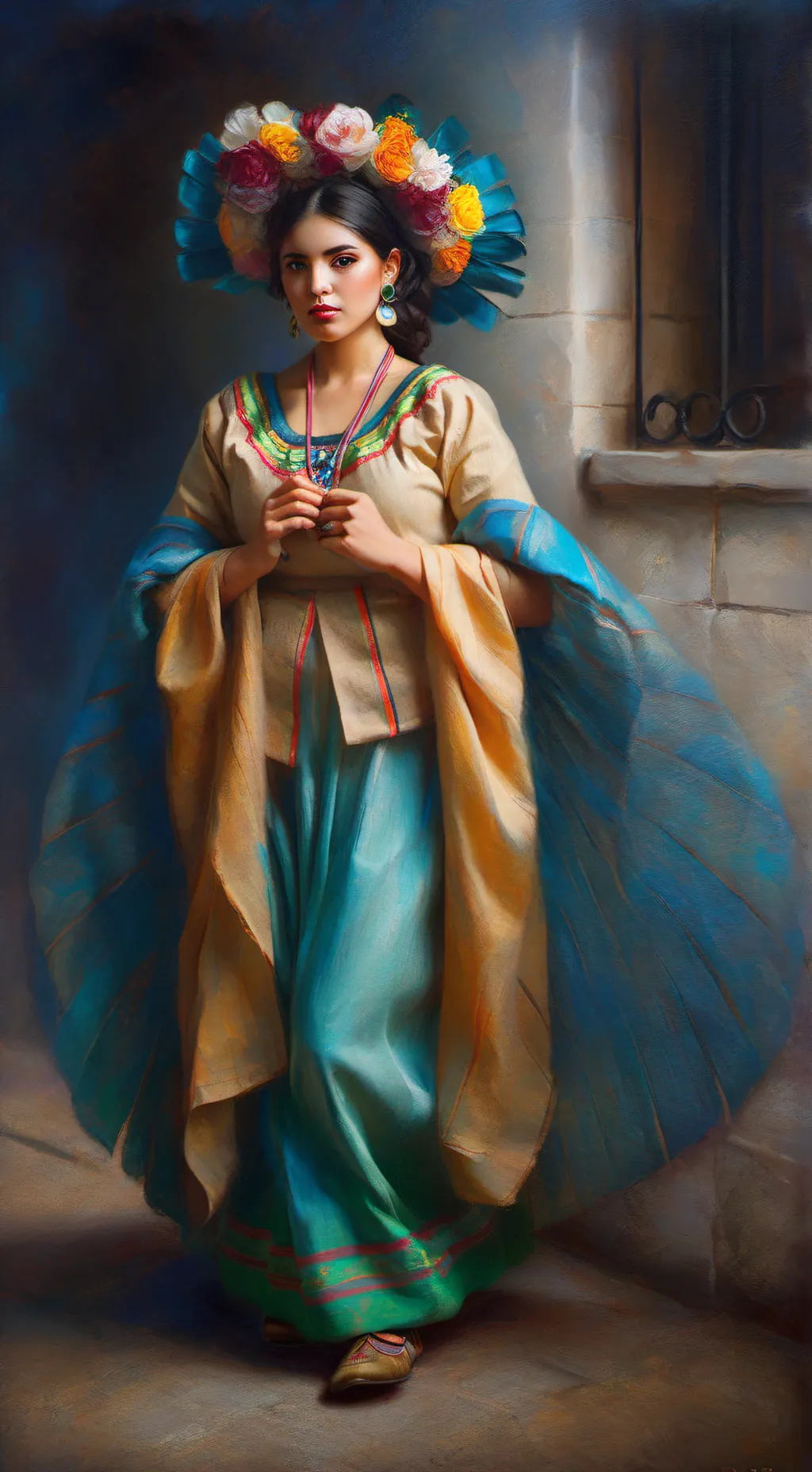 ai character: Mexican Family background