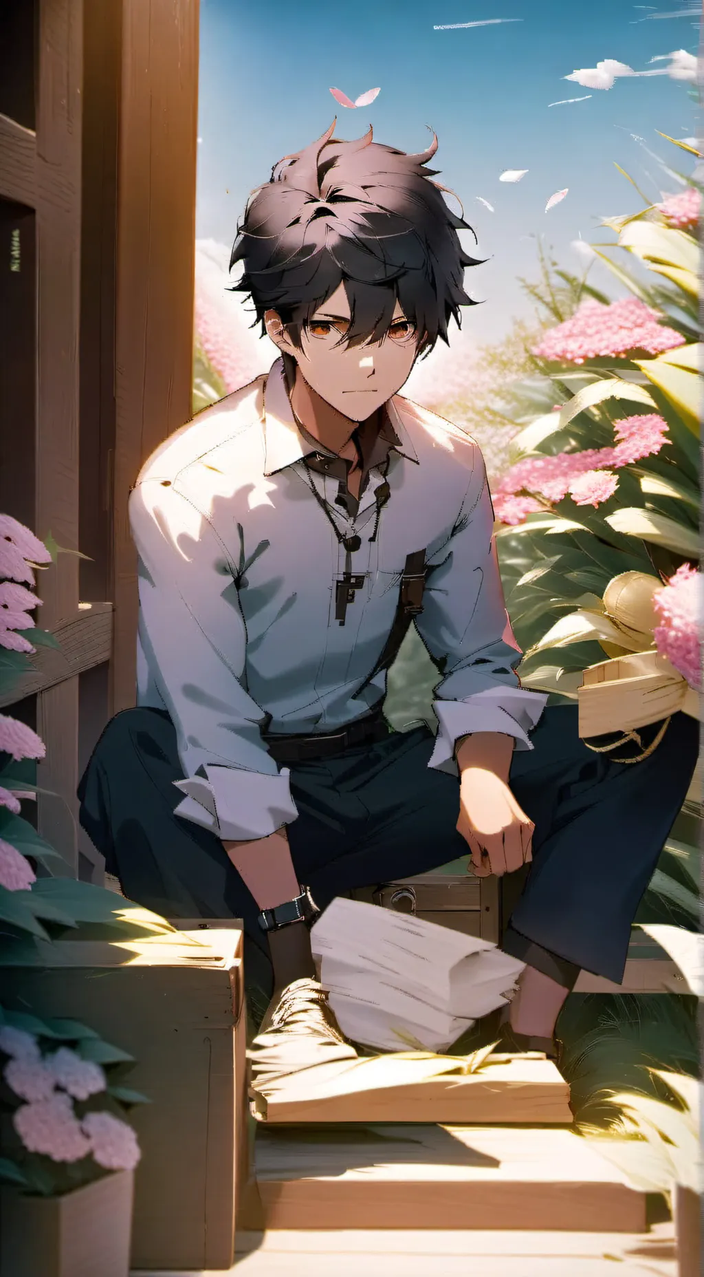 ai character: moi  background