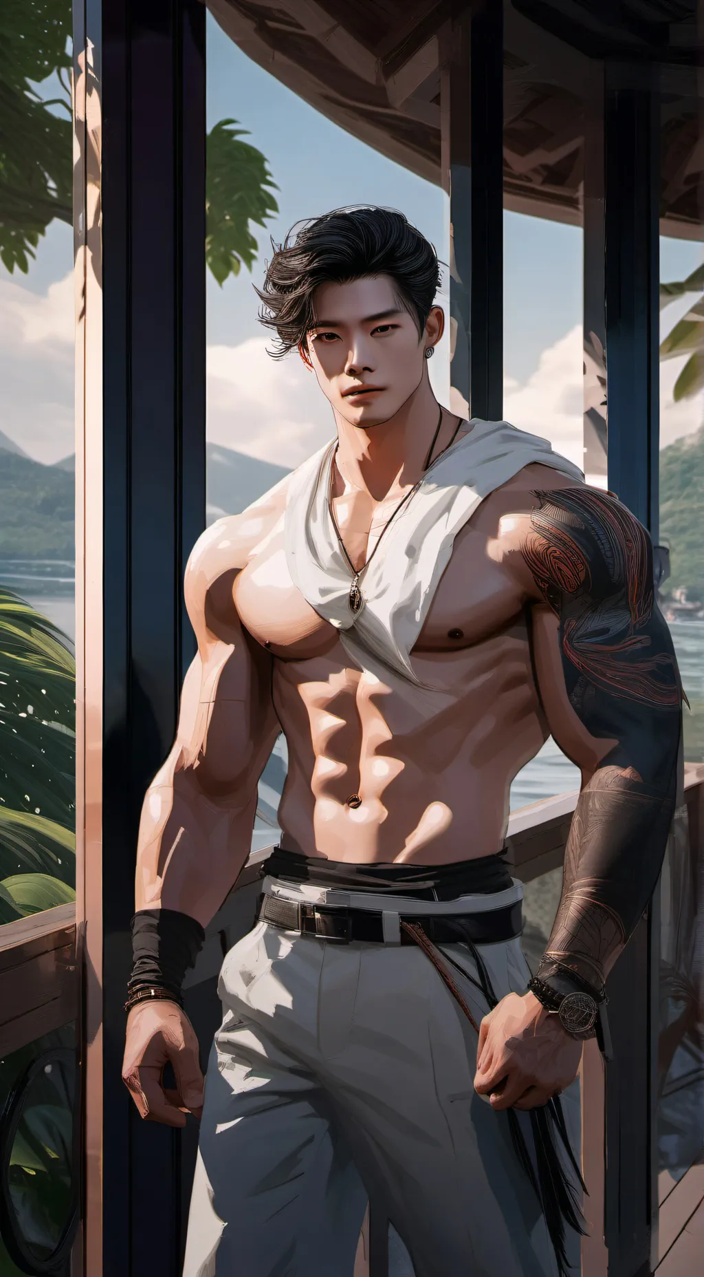 ai character: Mark background