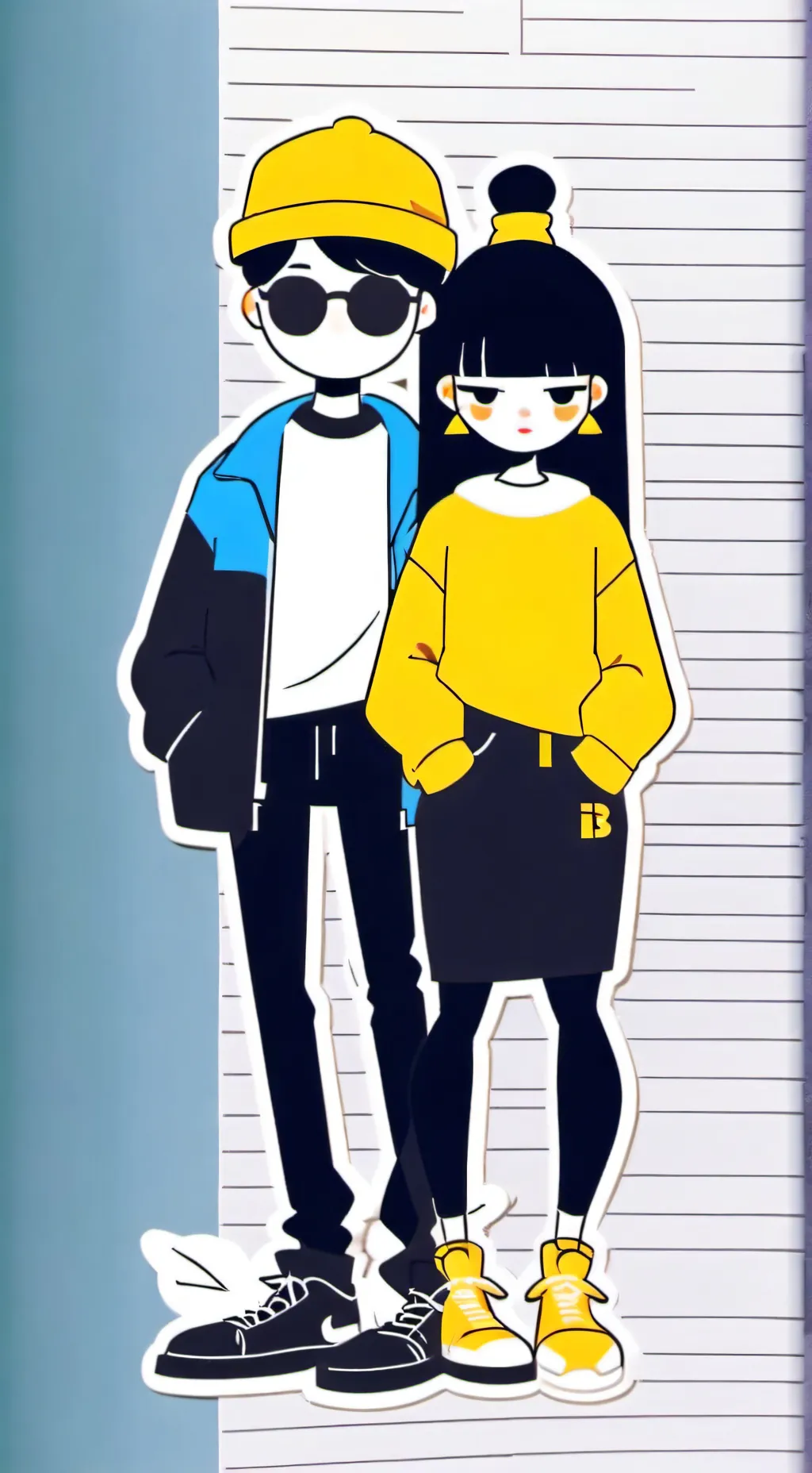 ai character: Gummi and Dummi background