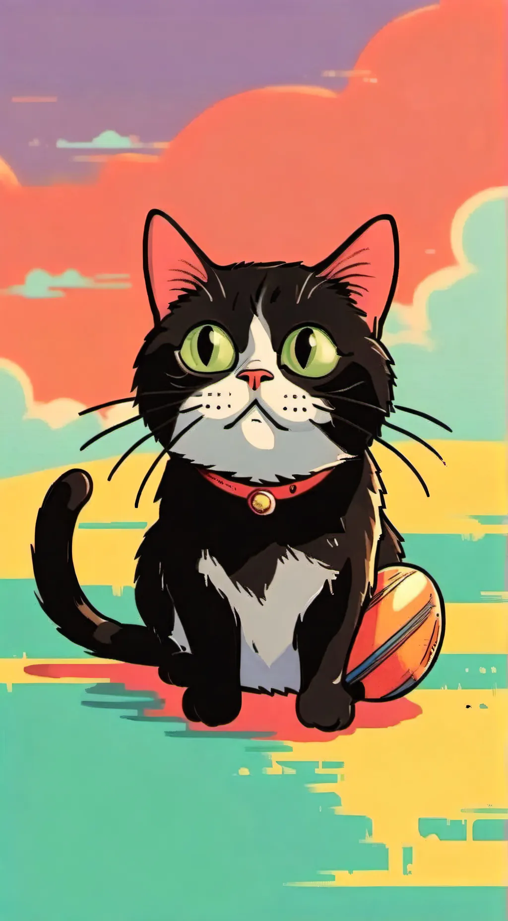 ai character: FUCK ASS CAT background