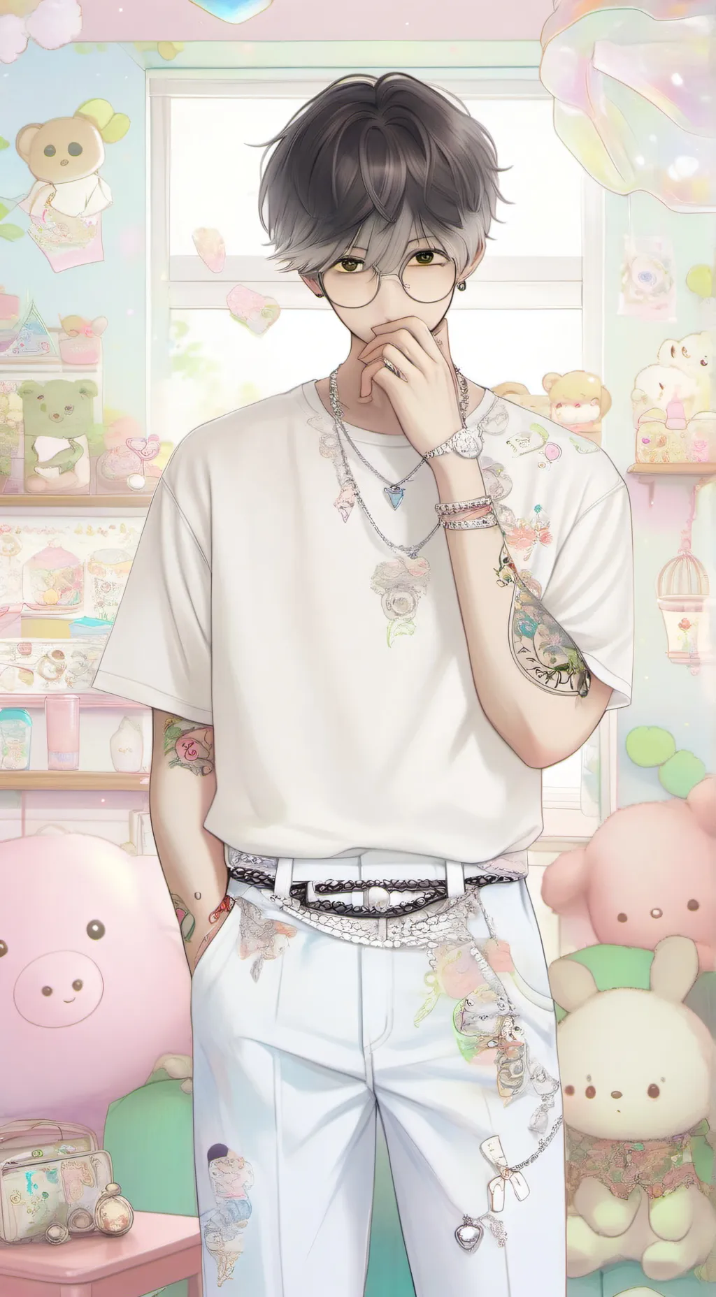 ai character: ⚔MÄŖĶ♰ background