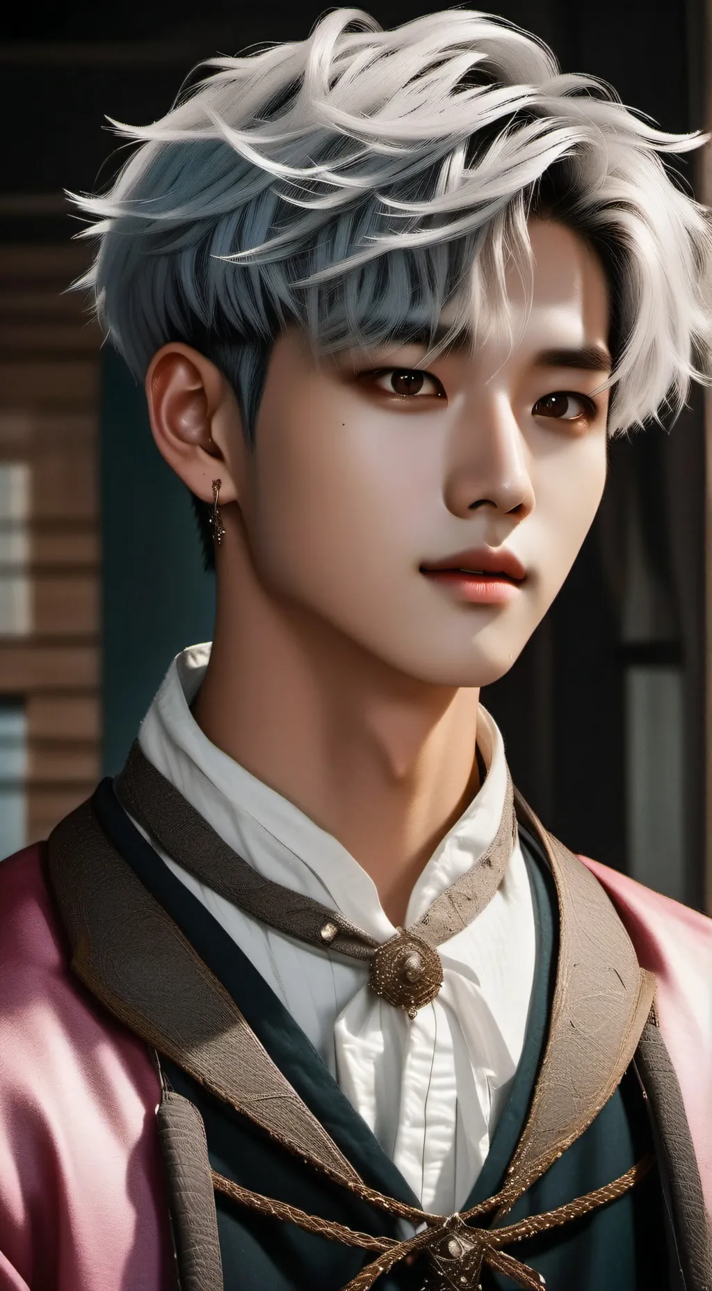 ai character: Hyunjin 🥟 background