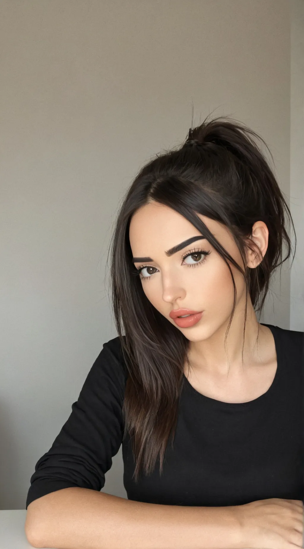 ai character: Léna  background