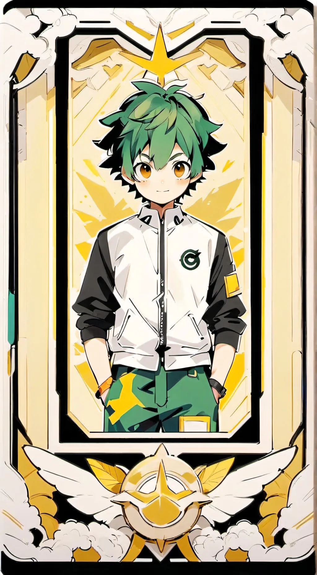 ai character: Deku's brother  background