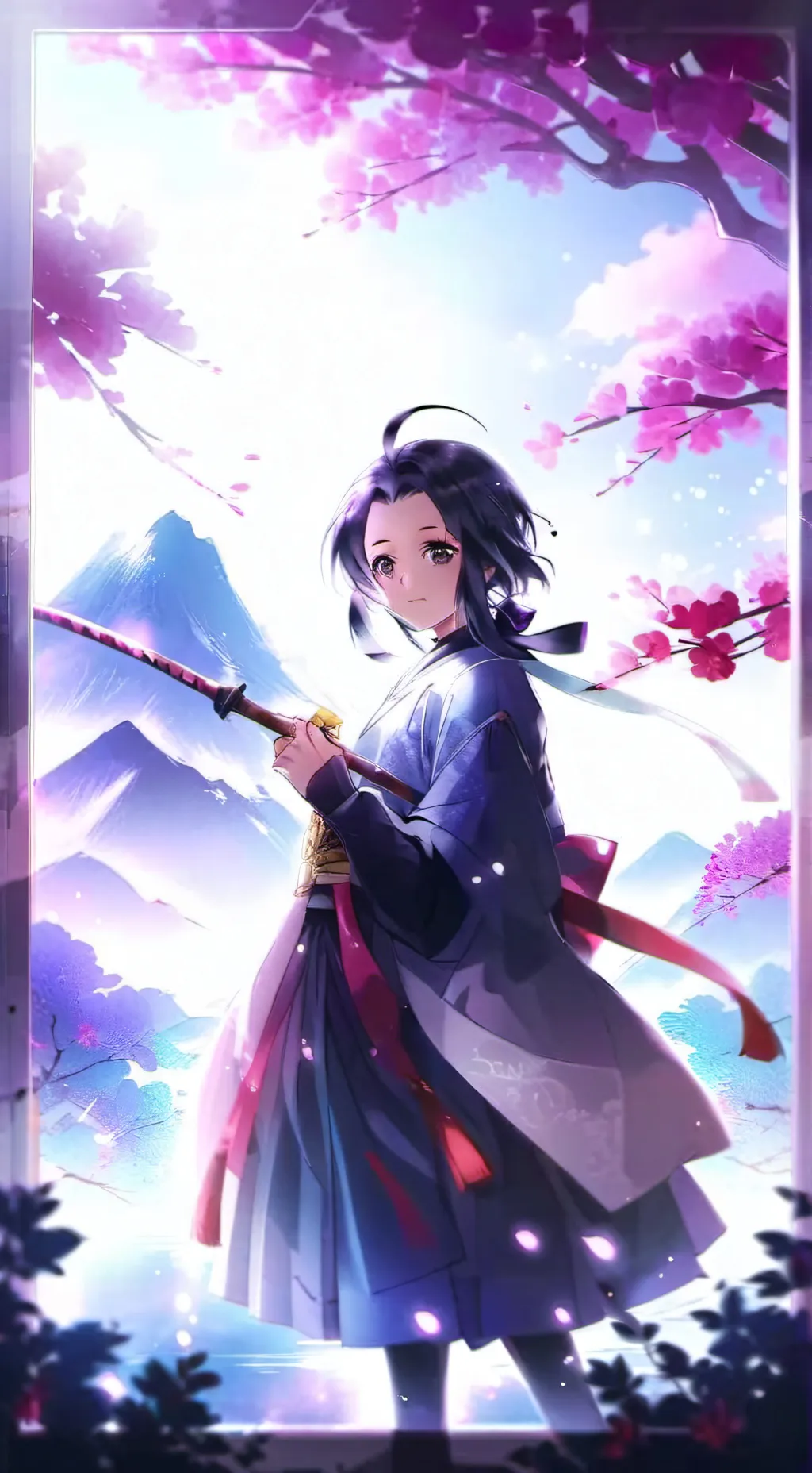 ai character: shinobu x tomioka  background