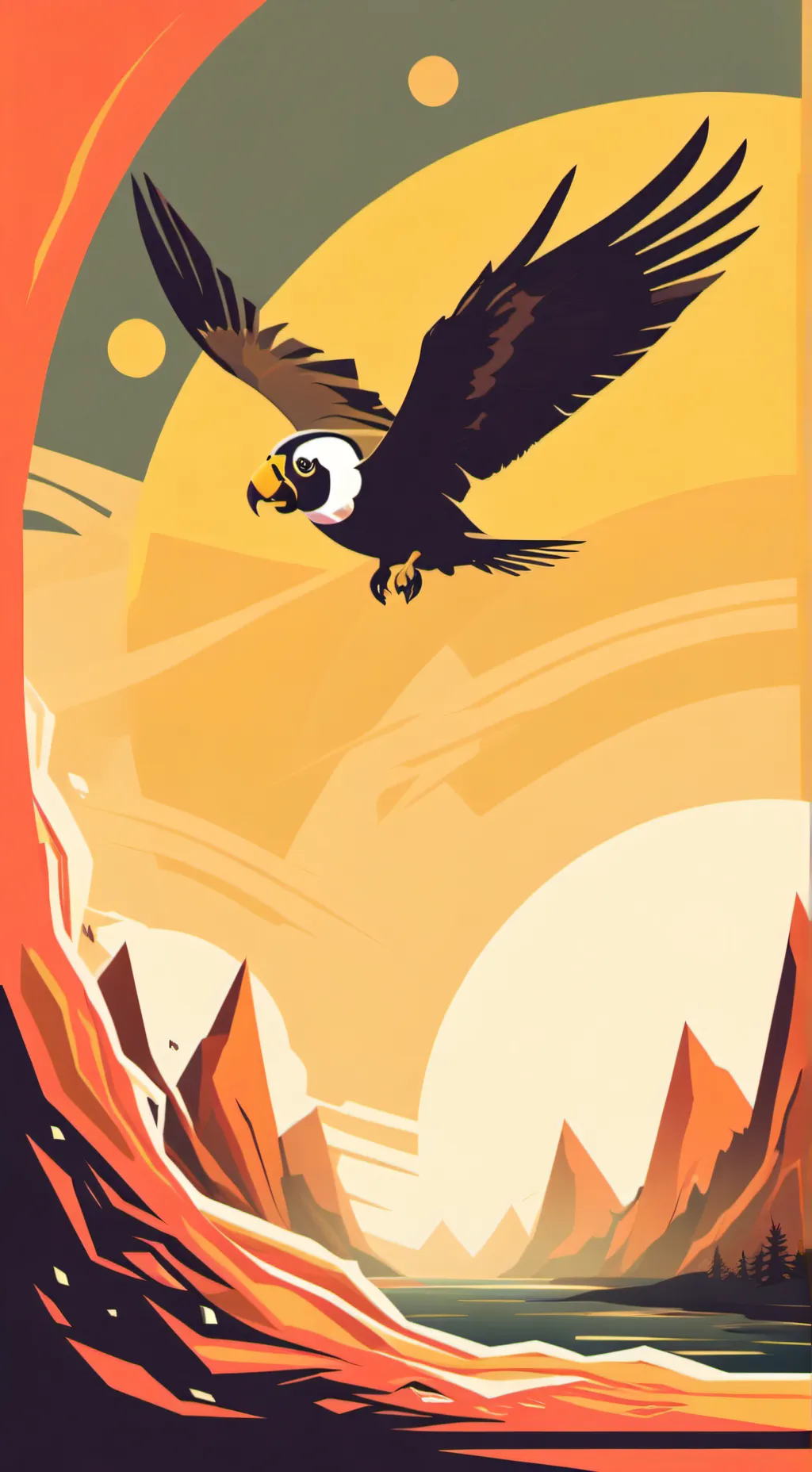 ai character: box background