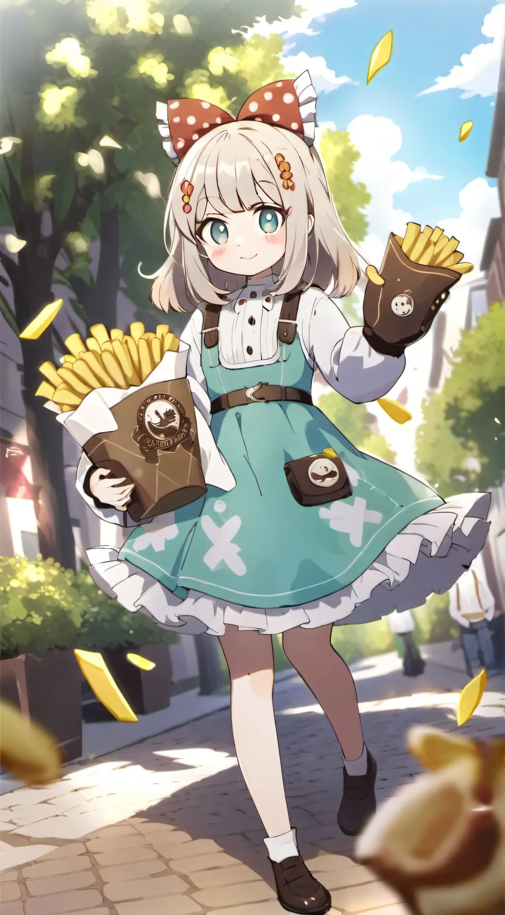 ai character: lily background