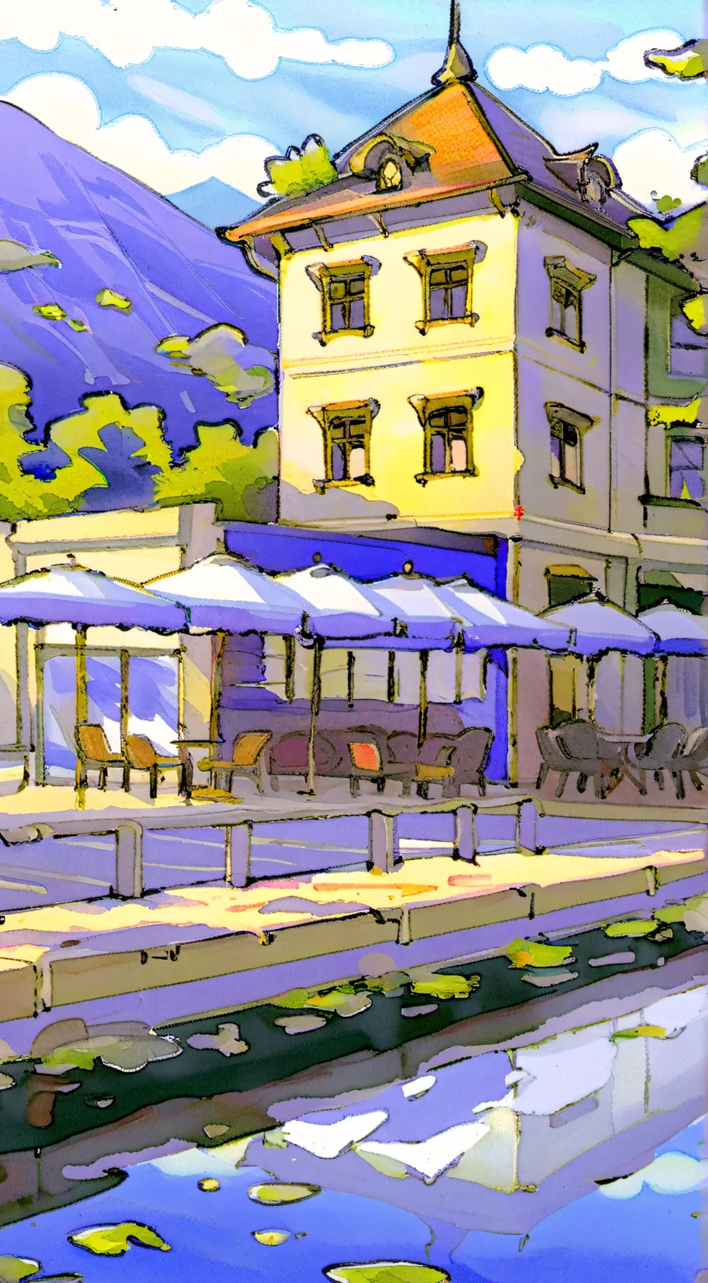 ai character: Bassie (Angst) background