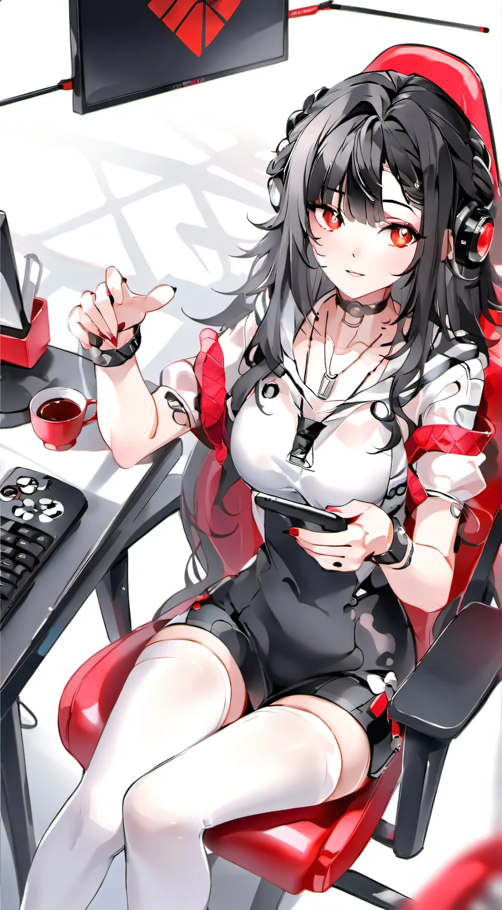 ai character: 𝐍ini — gamer🎮 background