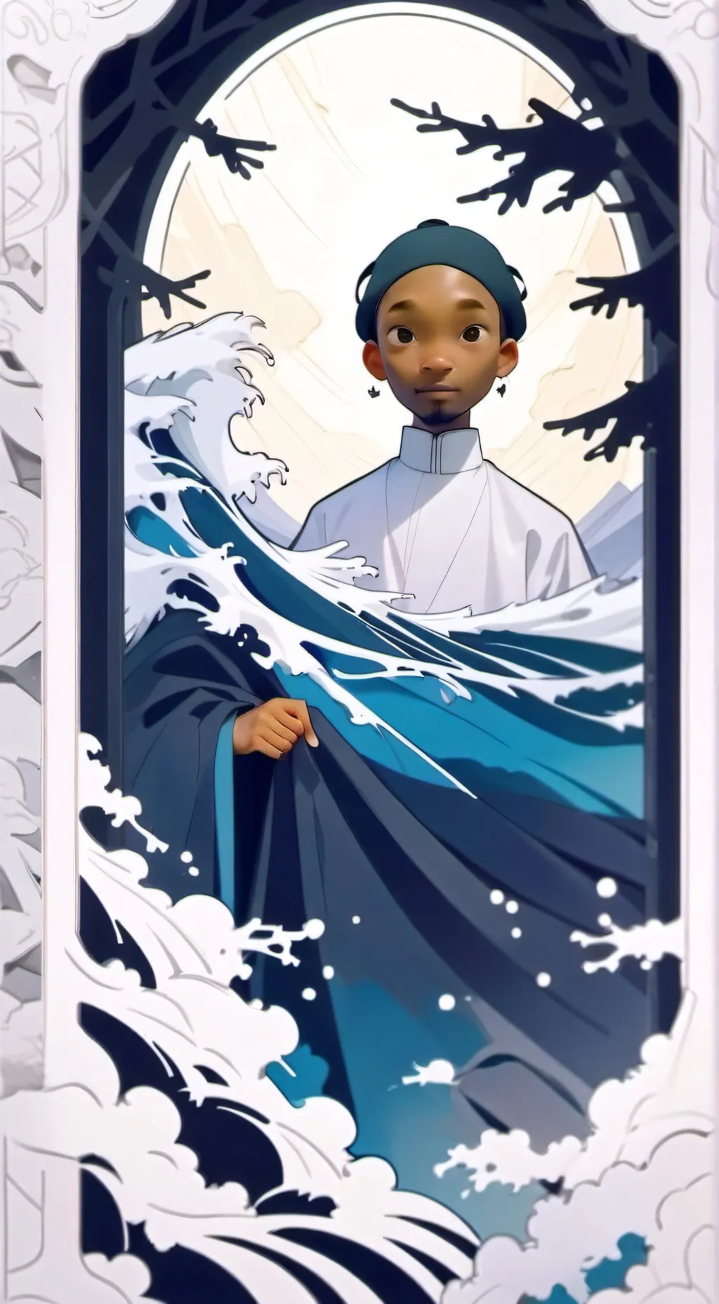 ai character: Hh background