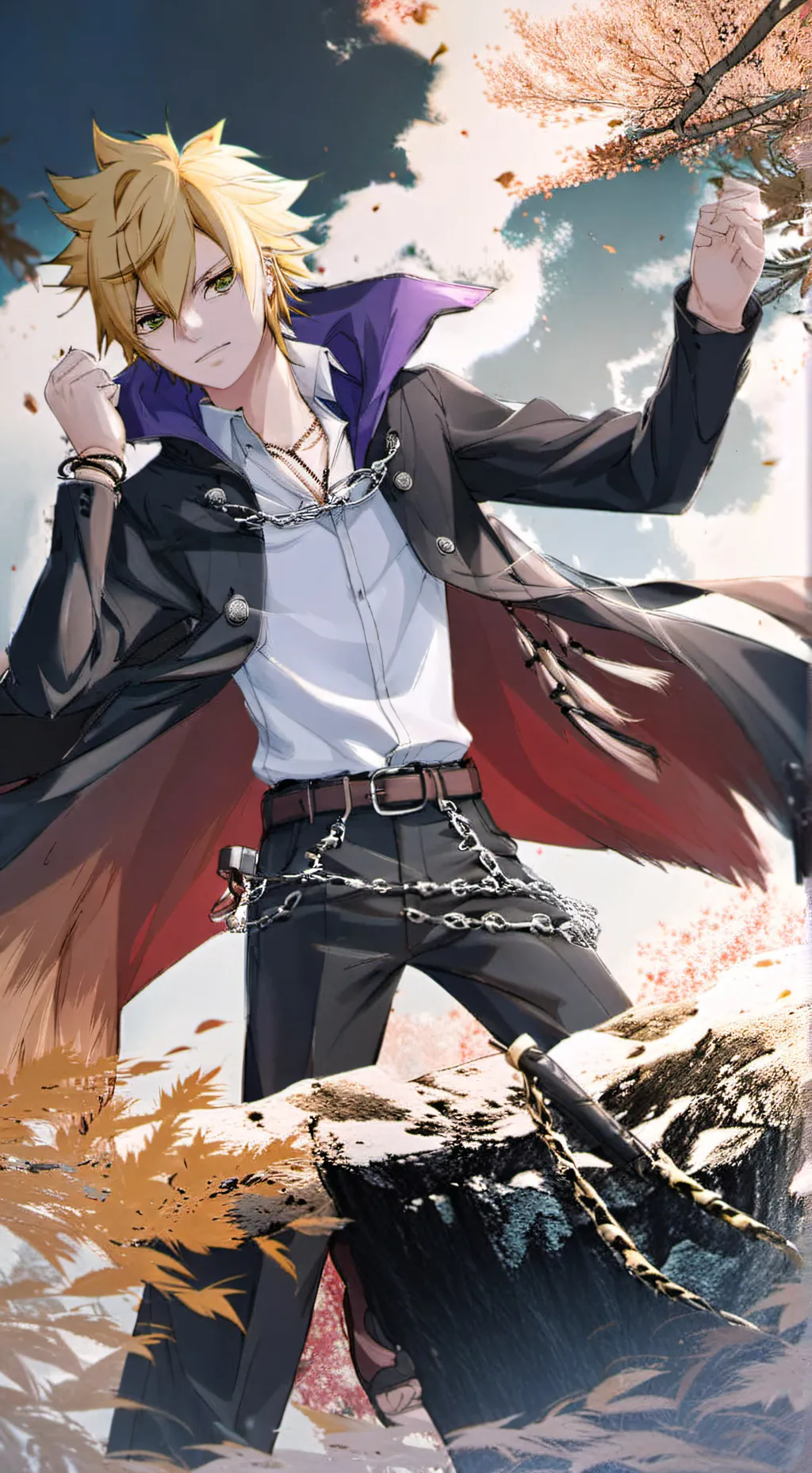 ai character: Boruto Timeskip  background