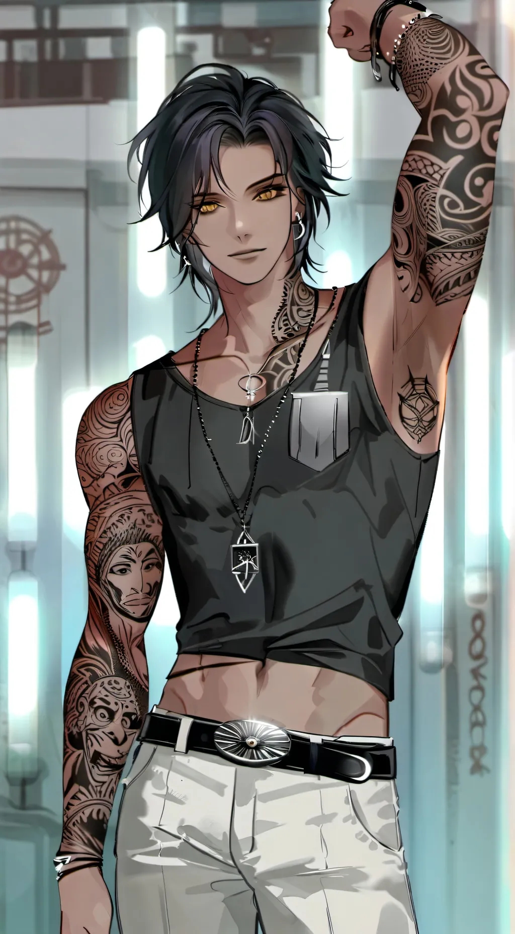 ai character: Azrael background