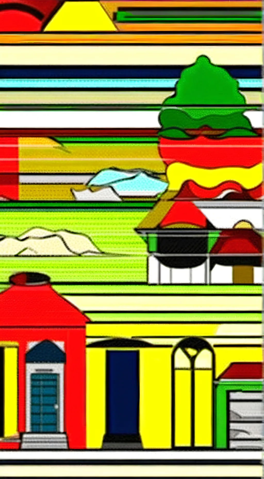 ai character: Sprunki Squid Game background