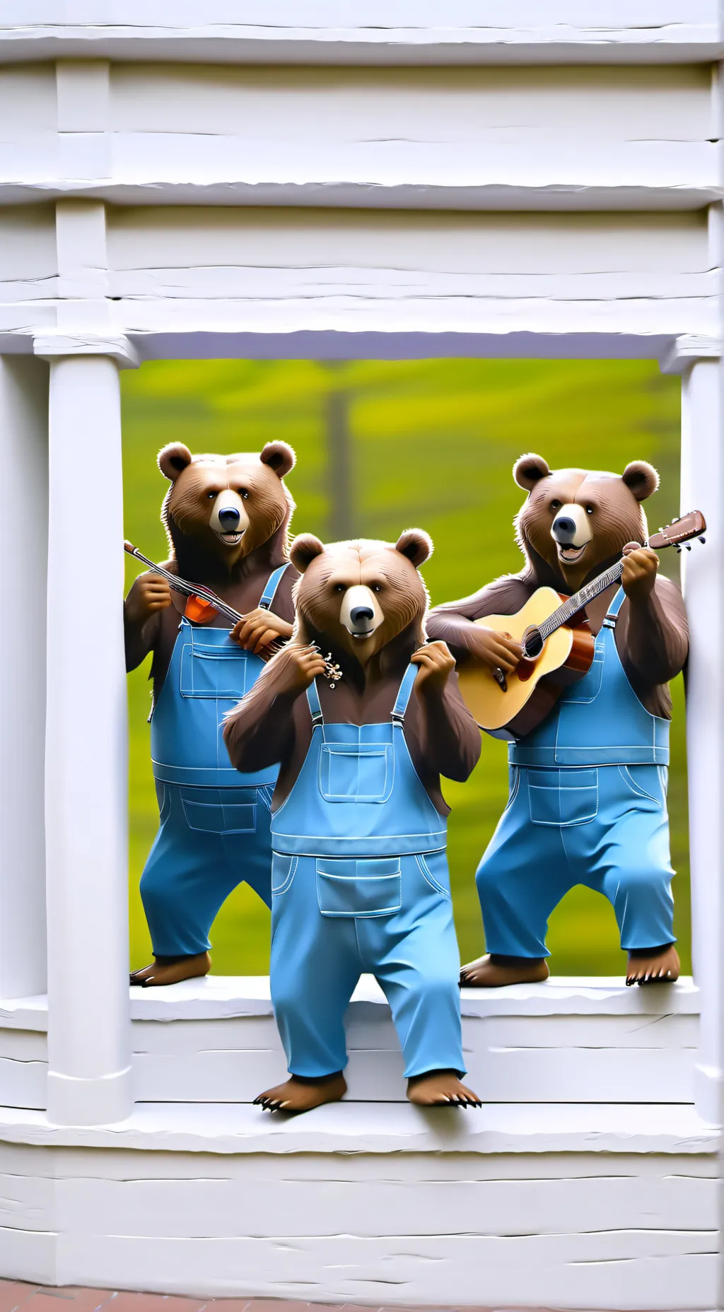 ai character: the country bears  background