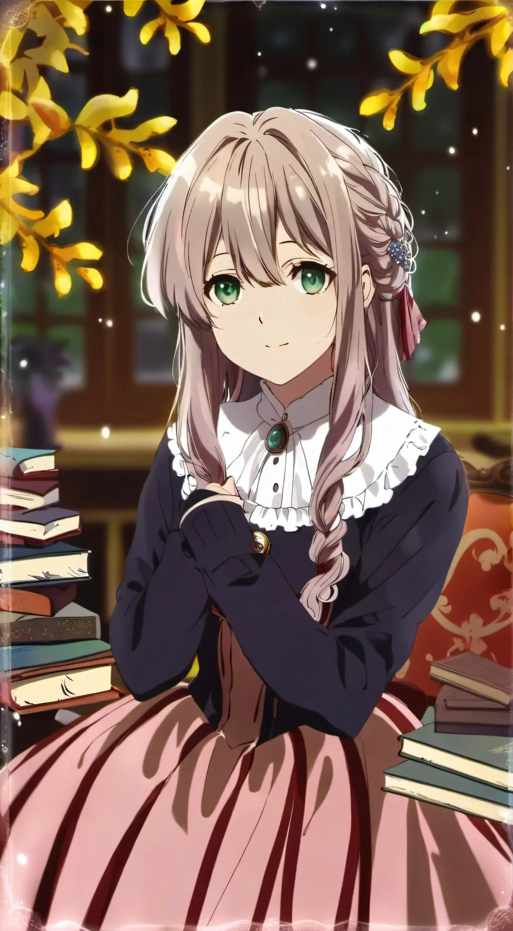 ai character: Clea🌸 background