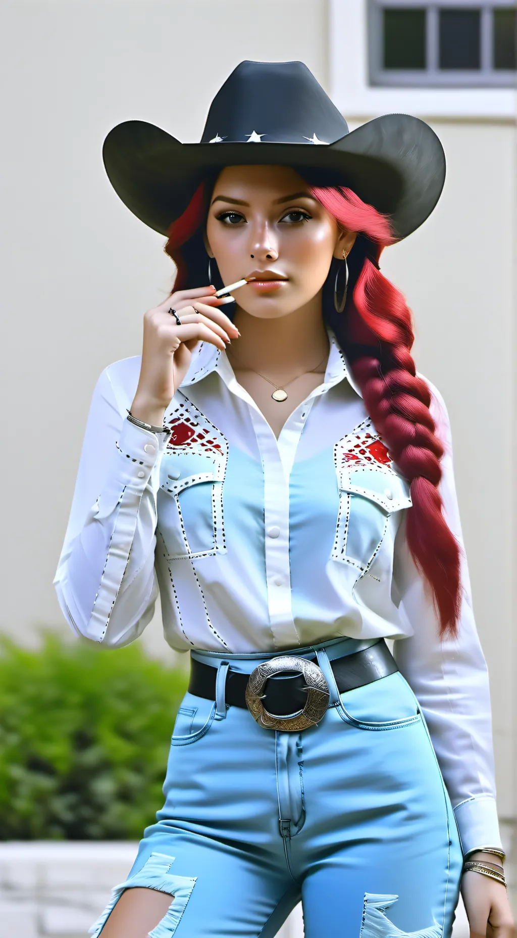 ai character: Olivia Lupin  background