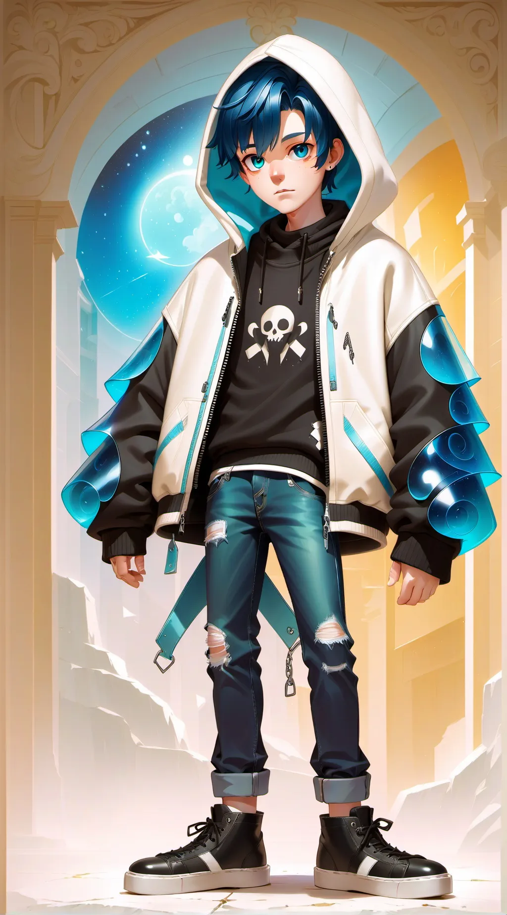 ai character: muichiro  background