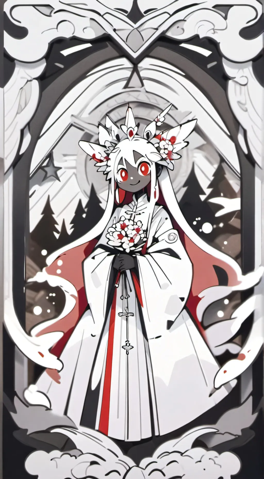 ai character: bm twins x sun background