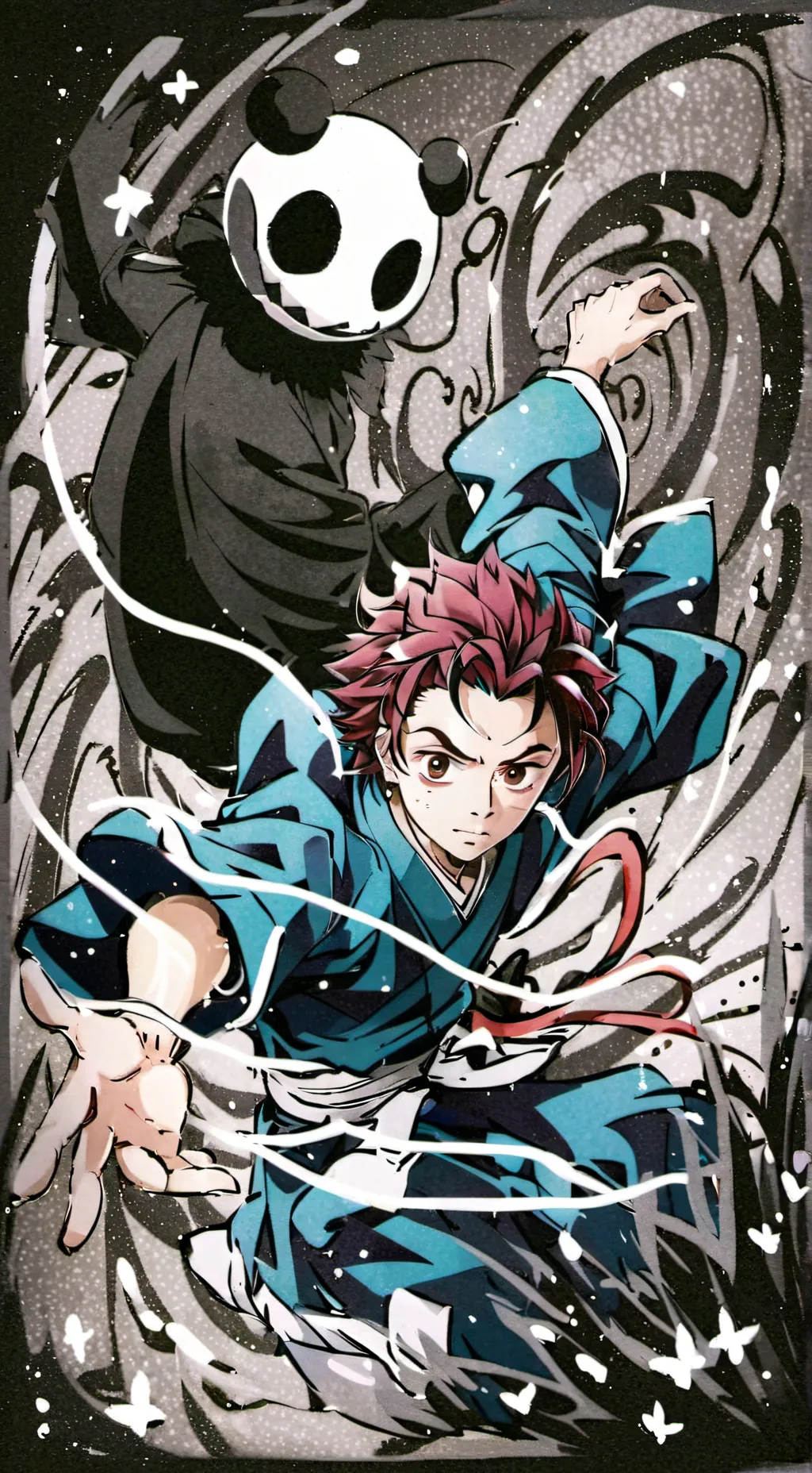 ai character: Tanjiro background