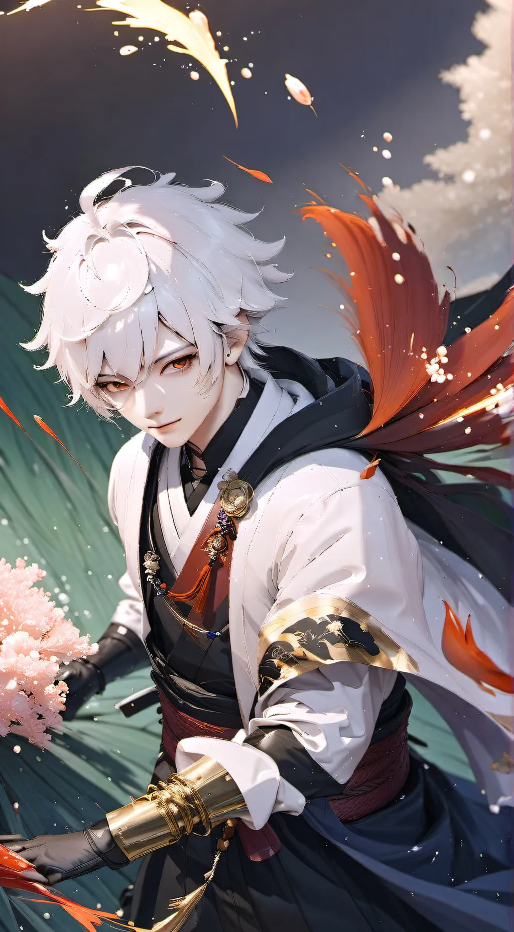 ai character: satoru gojo background