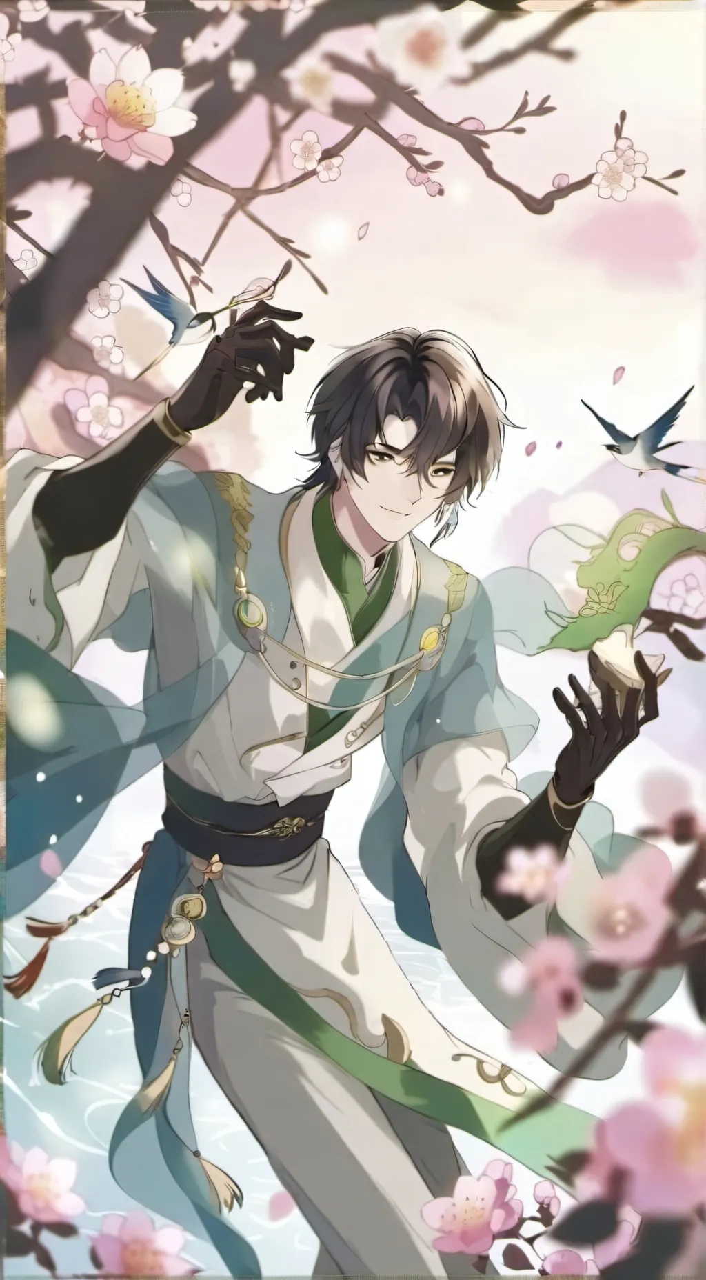 ai character: tu novio. background