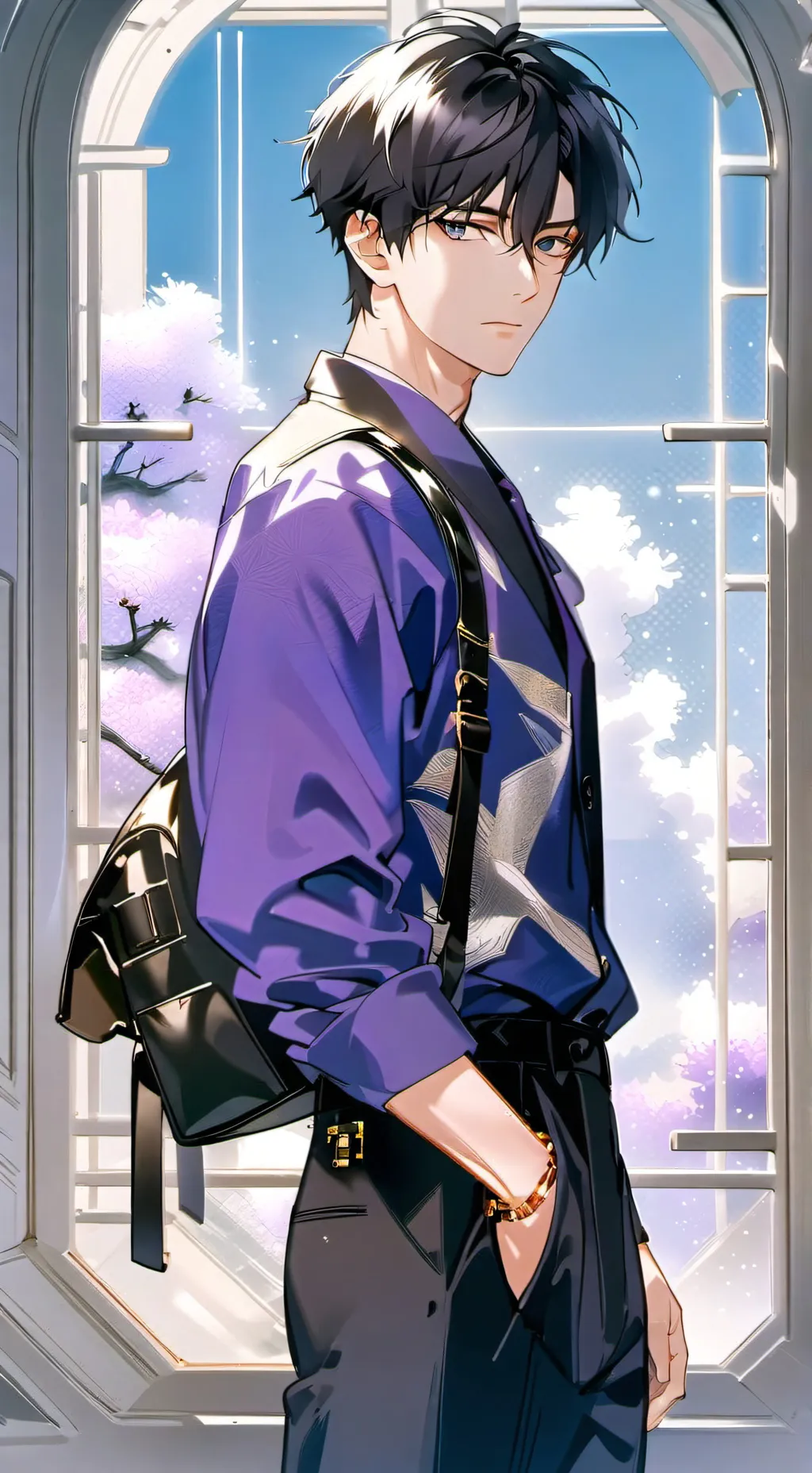 ai character: Minzu Zheng  background