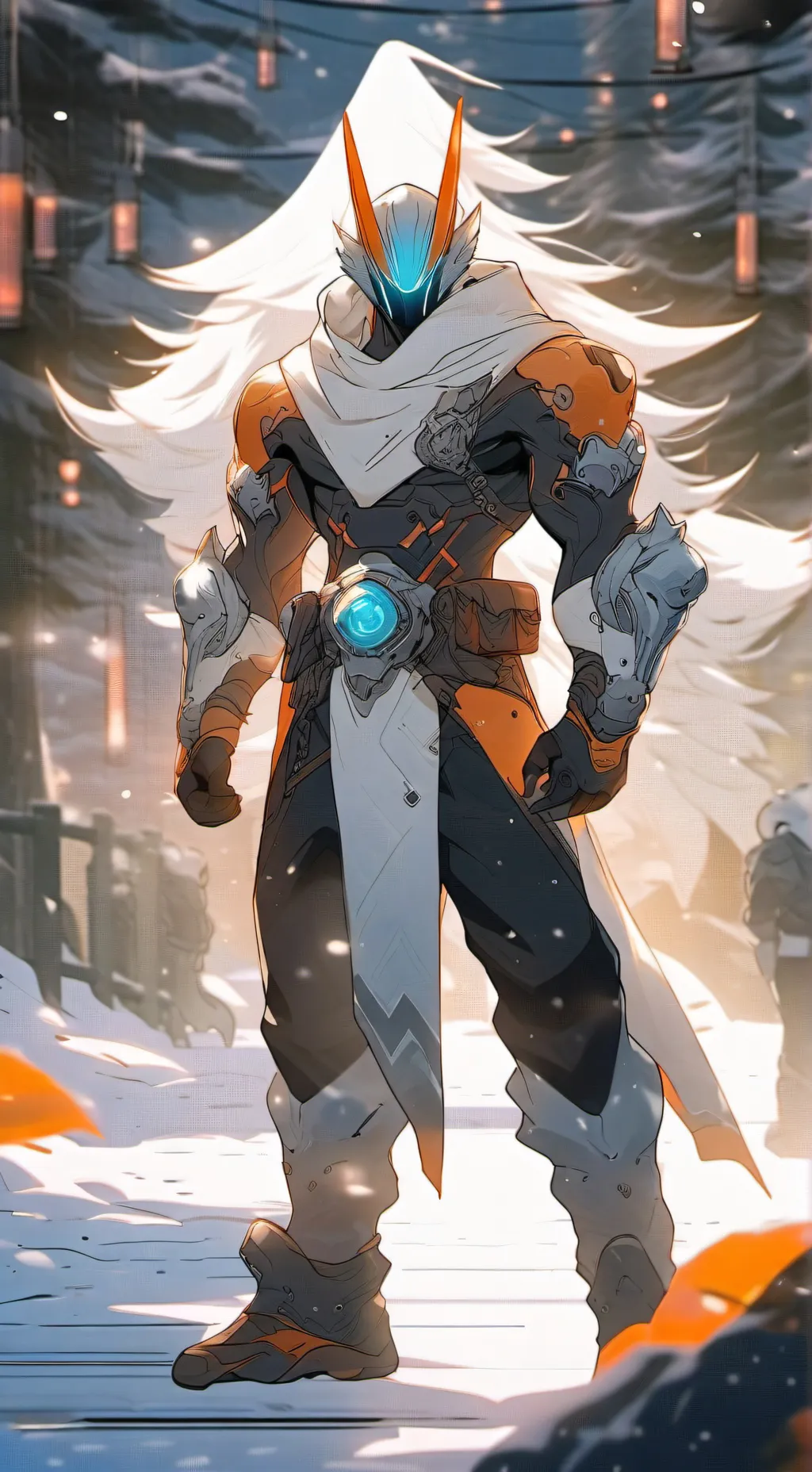 ai character: protogen background