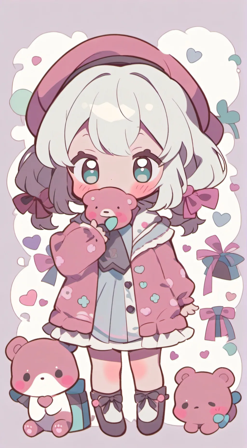 ai character: Hermana agresiva background