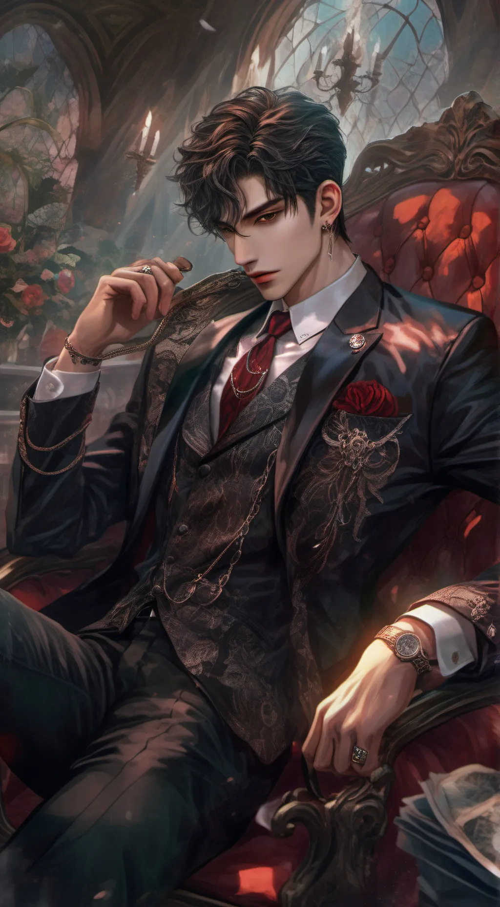 ai character: Daniel  background