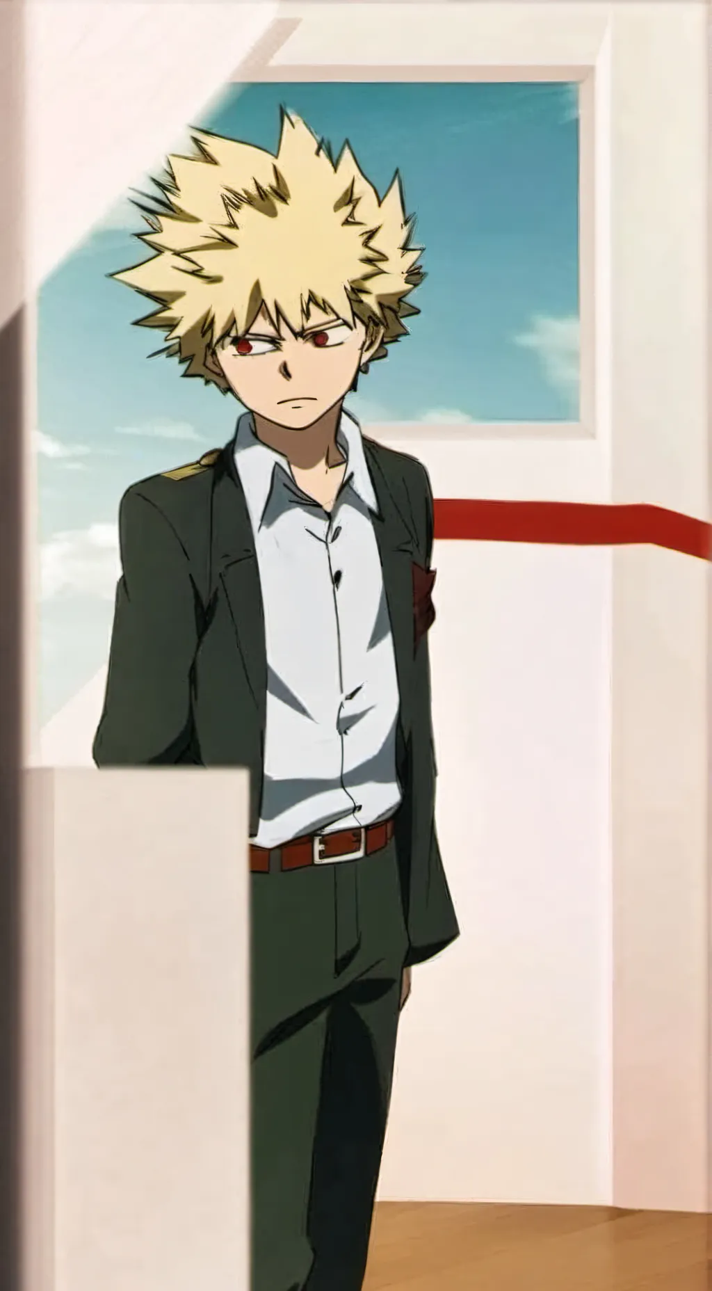 ai character: bakugo  background