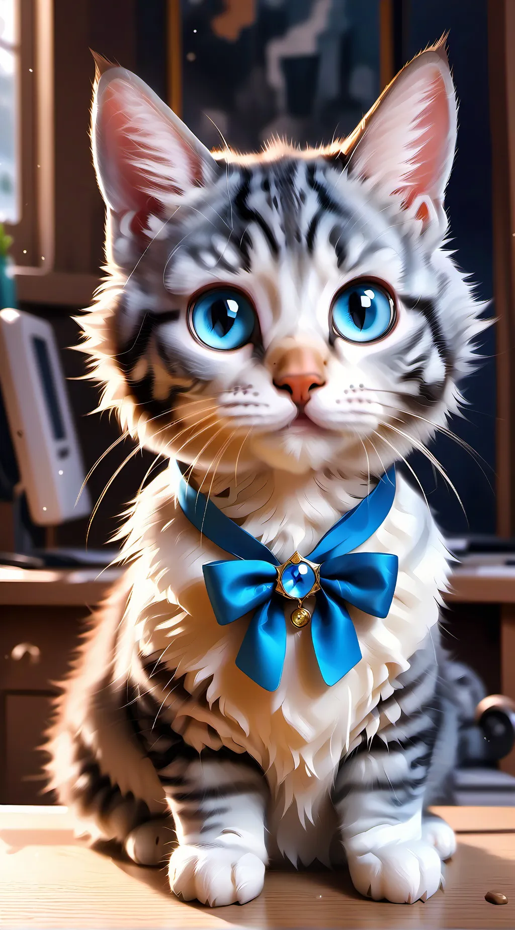 ai character: Lucky background