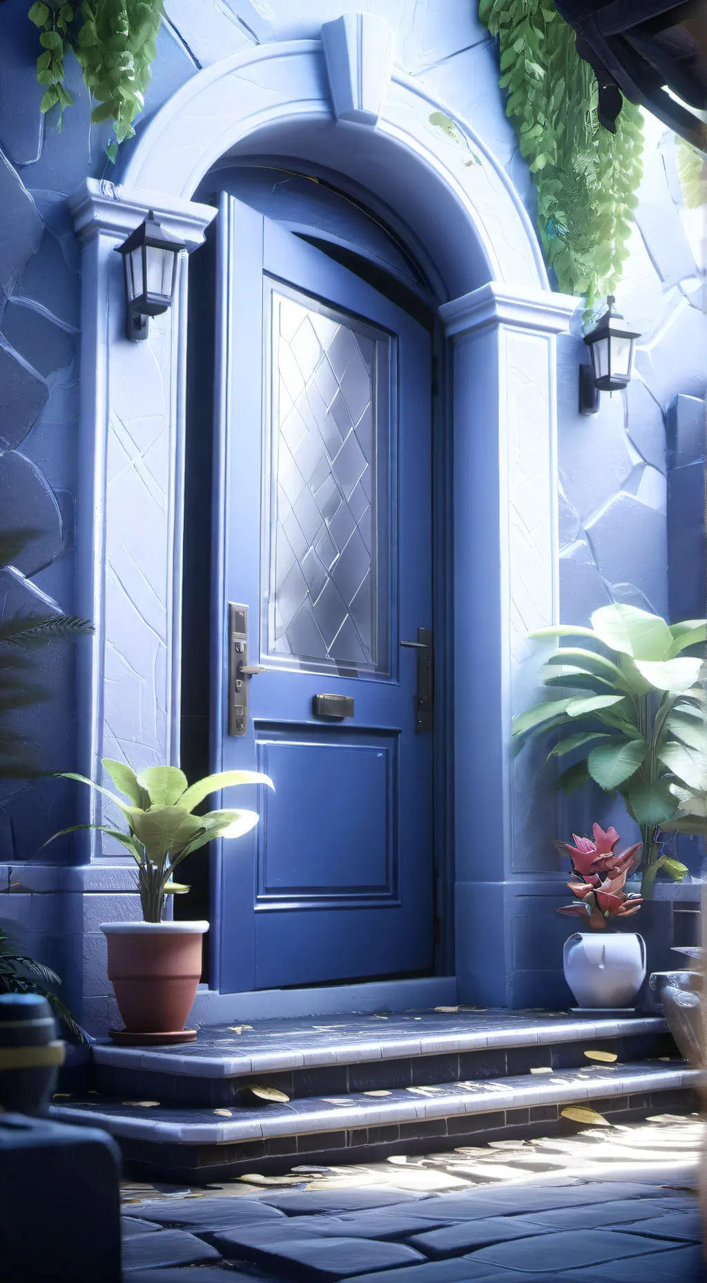 ai character: puerta background