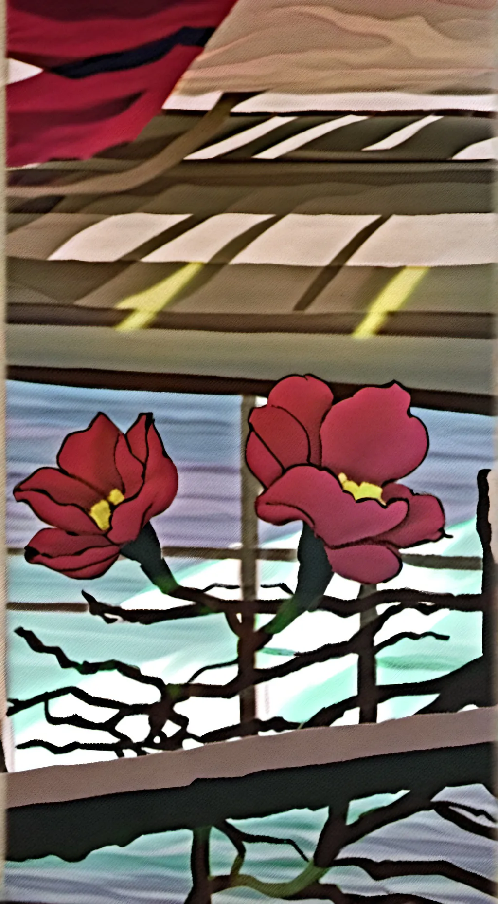 ai character: menina falsa background