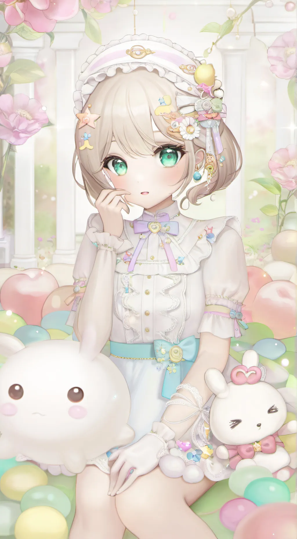 ai character: vee background