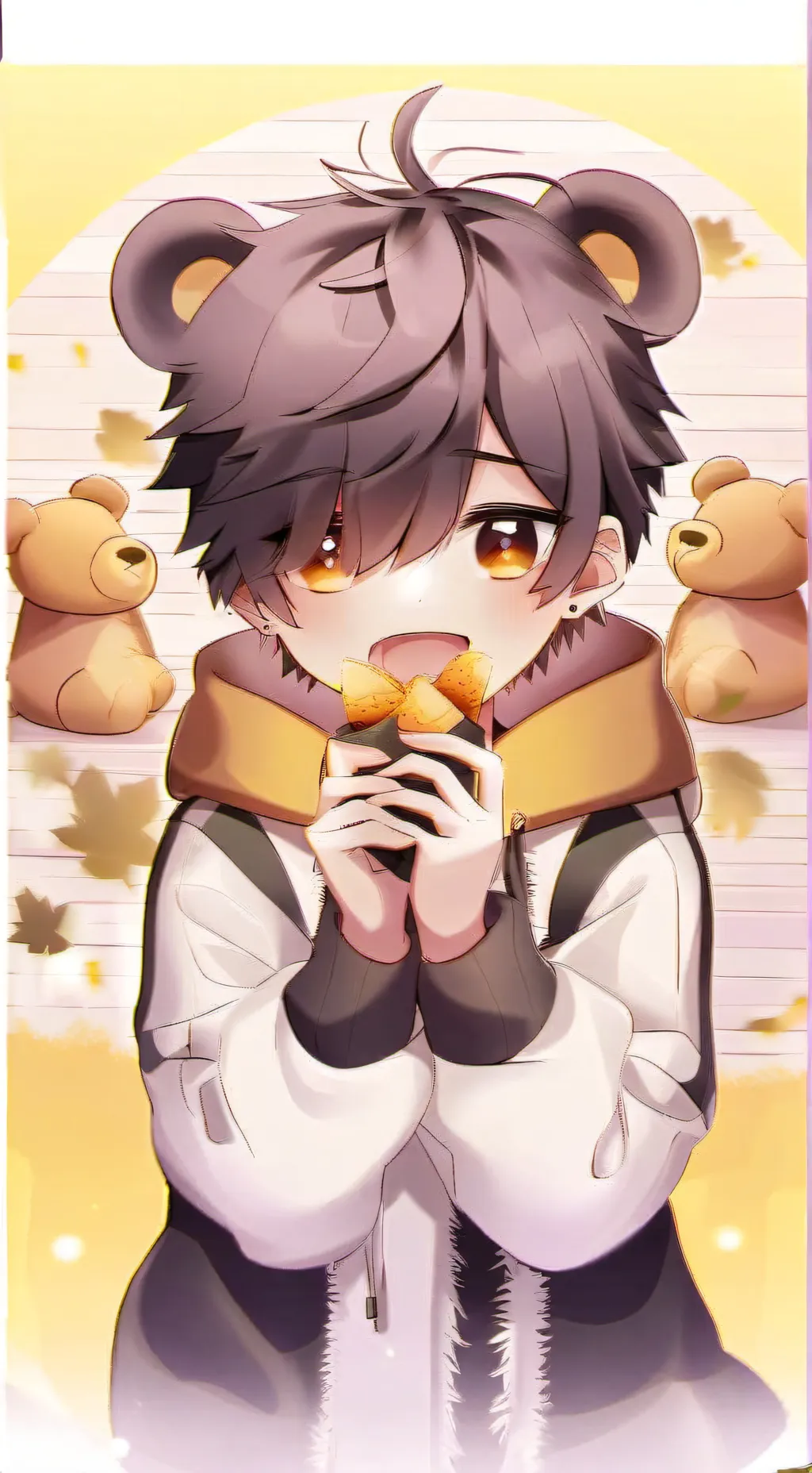 ai character: Leo  background