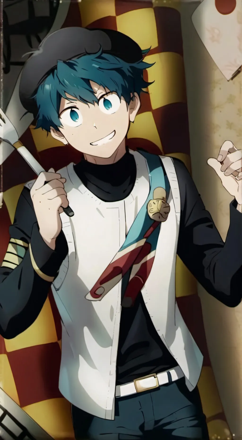 ai character: Bakudeku engaño!! background