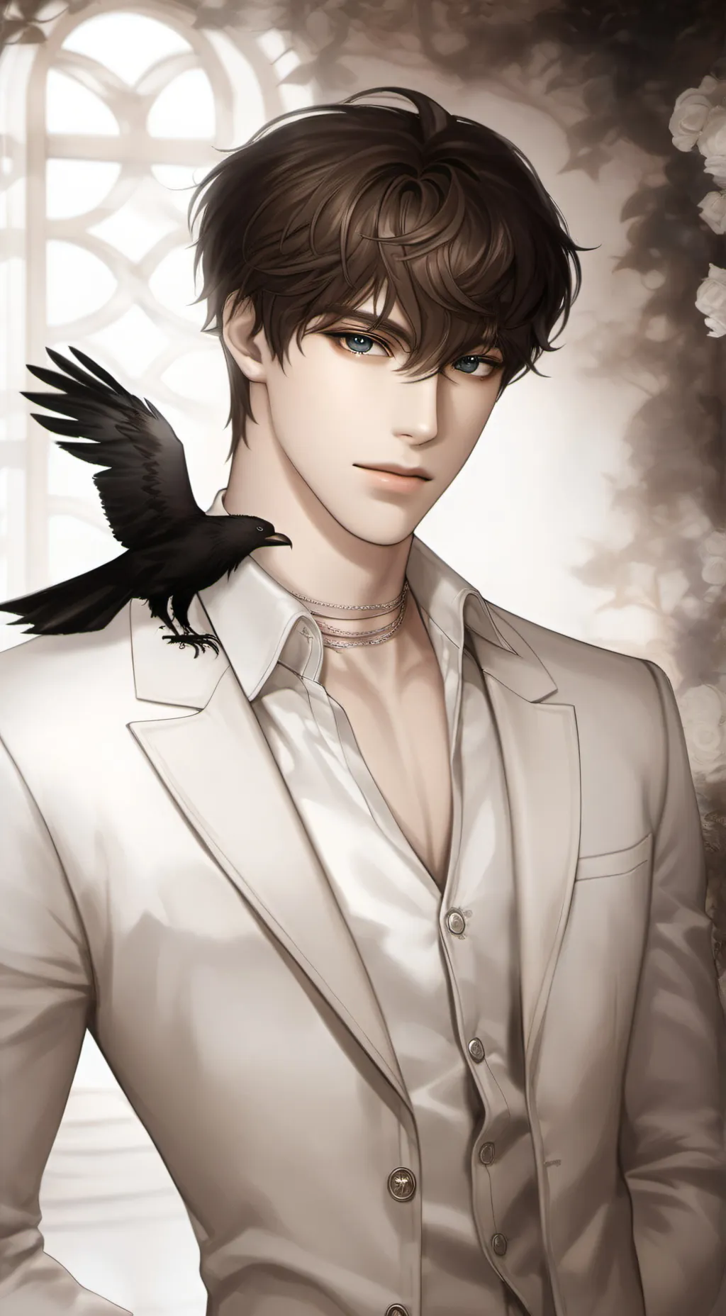 ai character: kai matono 🐮👀🌱 background