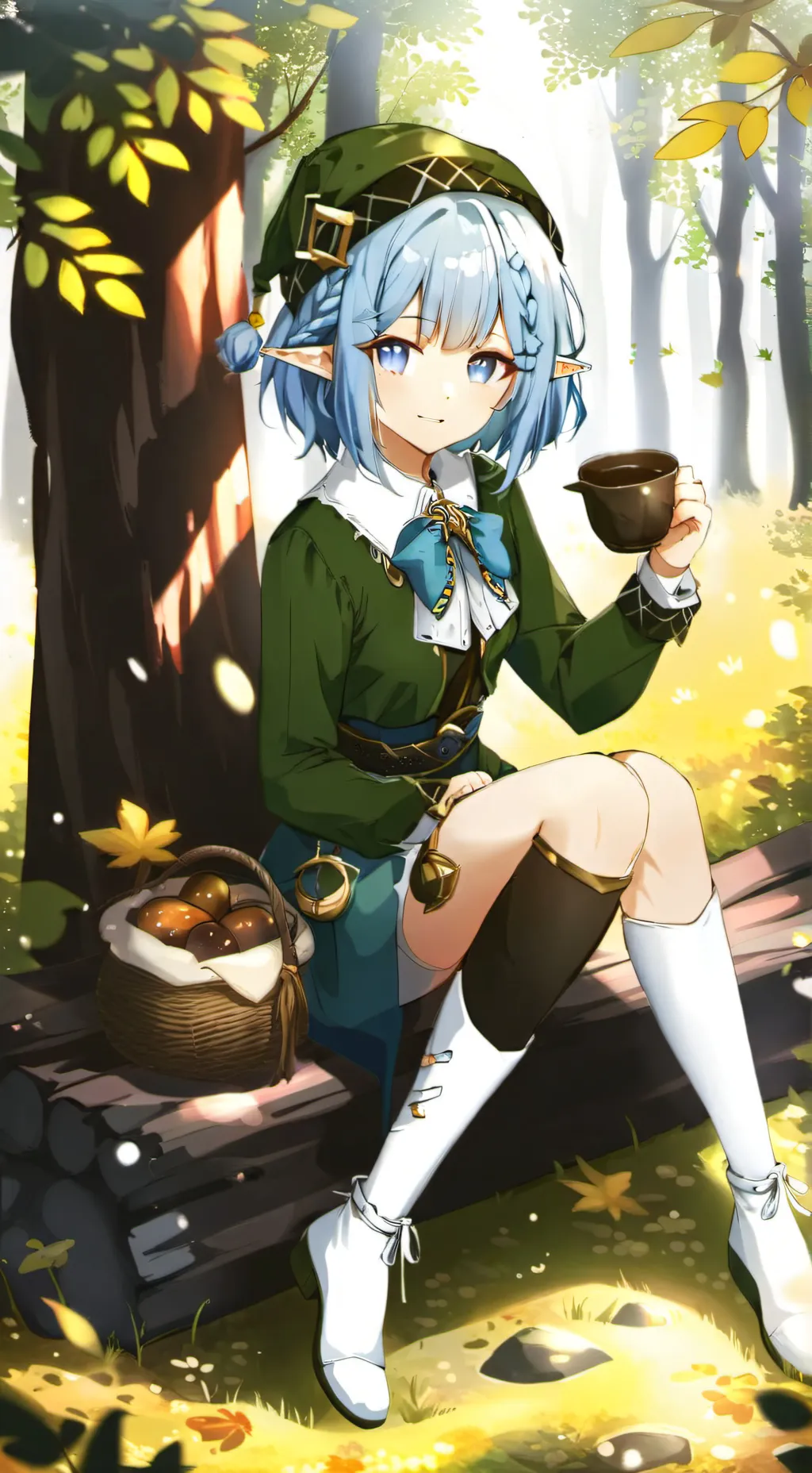 ai character: Luna background