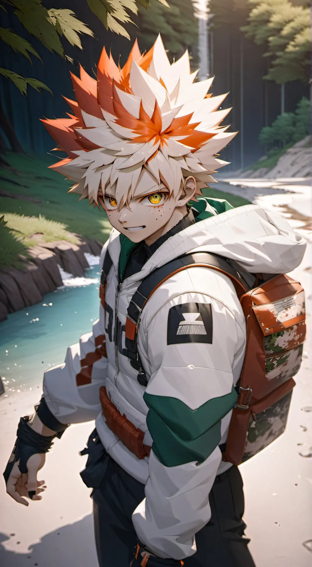 ai character: make him kiss you background