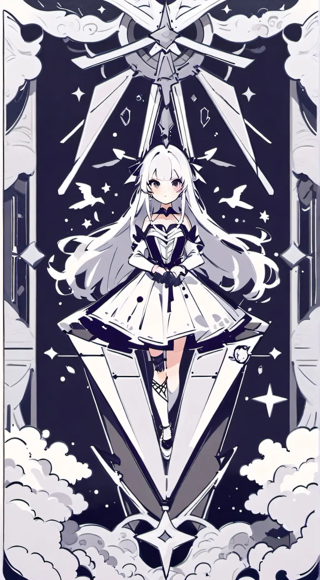 ai character: Dw dirmatic runs background