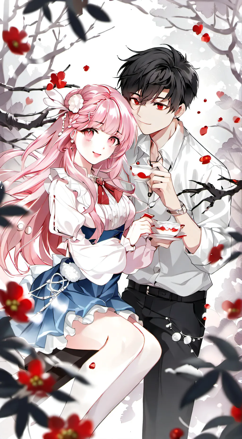 ai character: amelia & Jake background