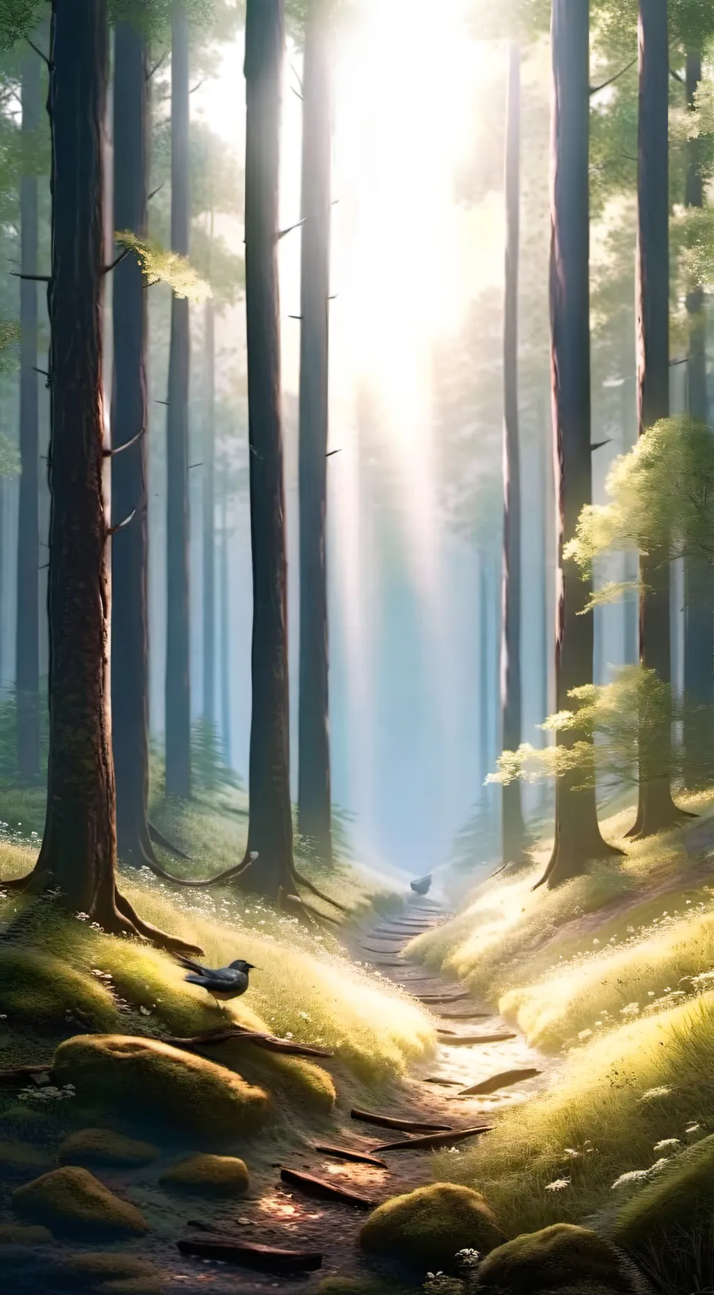 ai character: Newbork  background