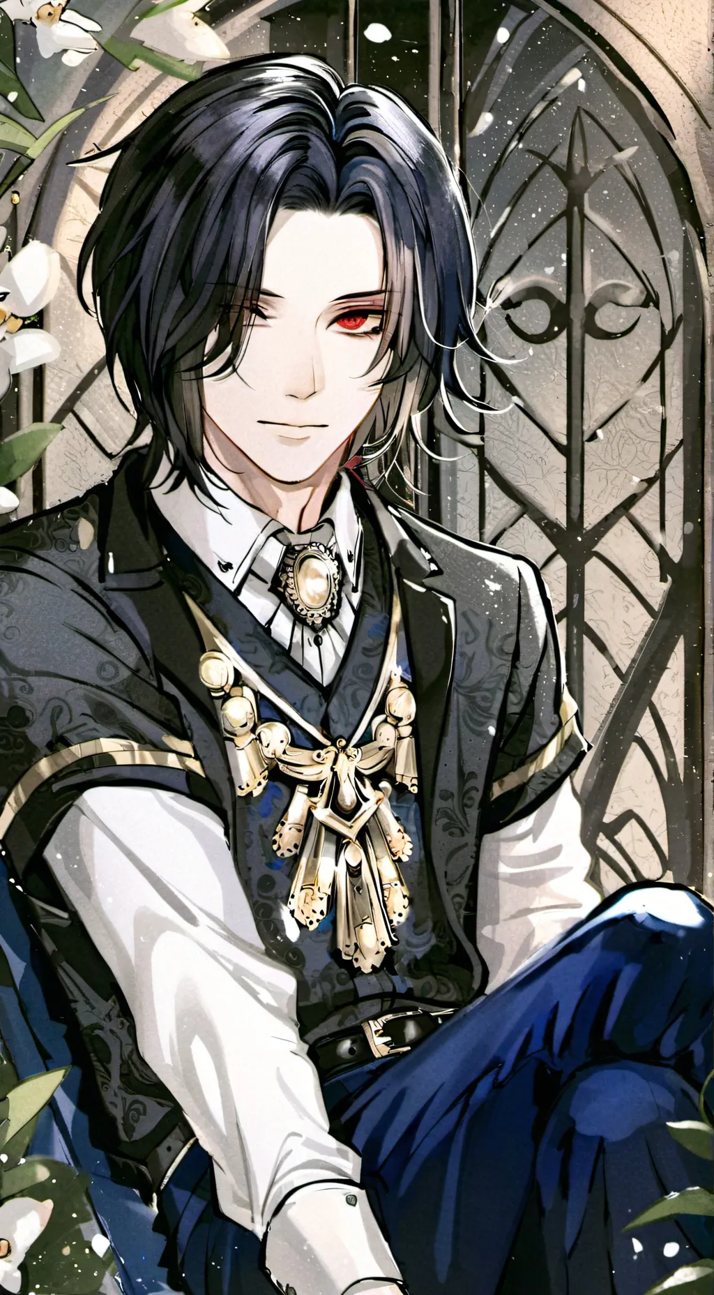 ai character: •kiya• background